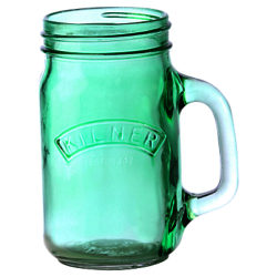 Kilner Handled Jar, Green, 0.4L Green